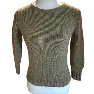 Abercrombie & Fitch Cropped 100% Merino Wool Sweater, EUC, M